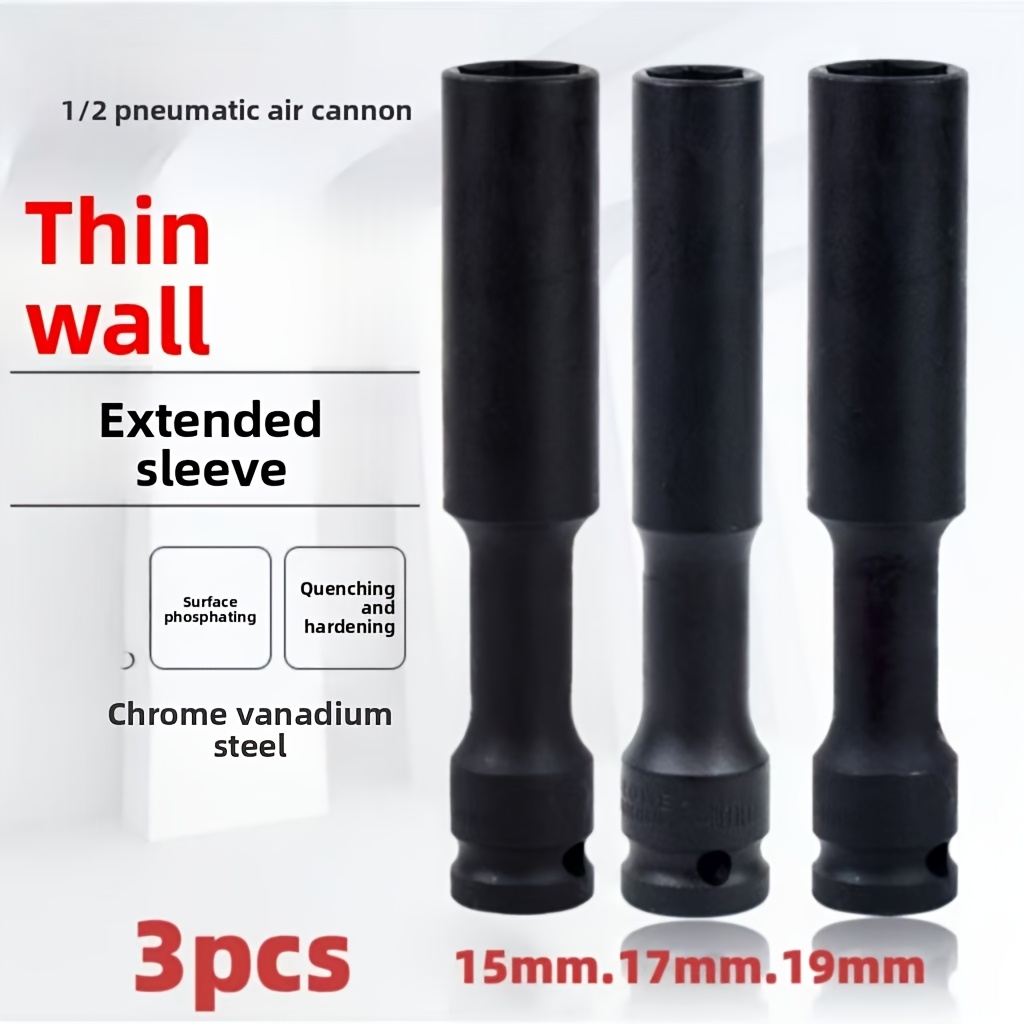 Pneumatic Impact Wrench - Set di chiavi a bussola a